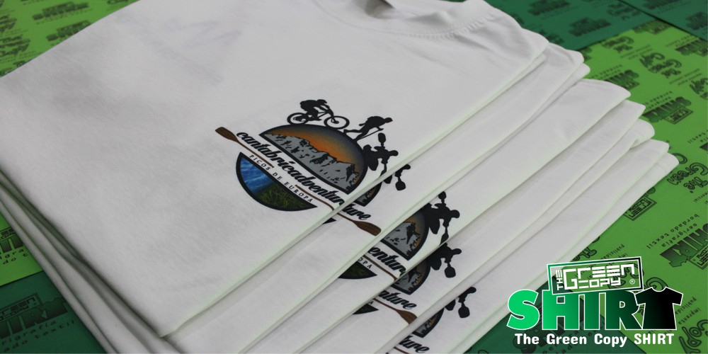 The Green Copy impresión de camisetas para excursión picos de europa cantabrica serigrafía de sudaderas imprimir Villanueva de la Cañada MADRID