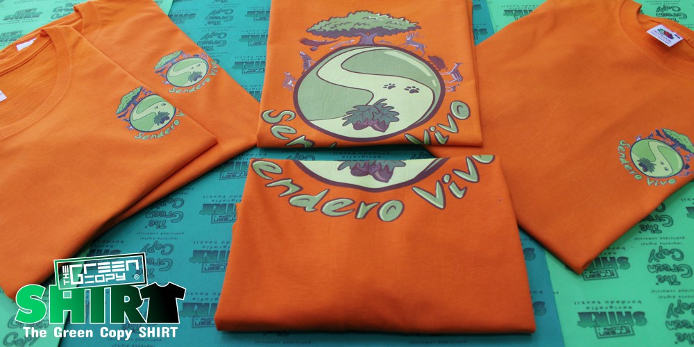 The Green Copy impresión de camisetas para excursiones sendero vivo serigrafía de sudaderas imprimir Villanueva de la Cañada MADRID